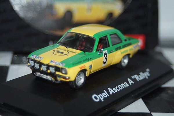Schuco opel ascona a tuning rallye 1:43 ref 02656