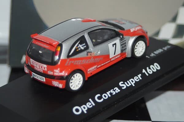 Schuco opel corsa super 1600 rallye m.wenzel 04833 1:43