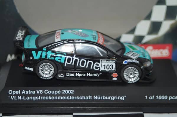 Schuco opel astra v8 coupe 2002 nurburgring test car 1:43 ref 04883