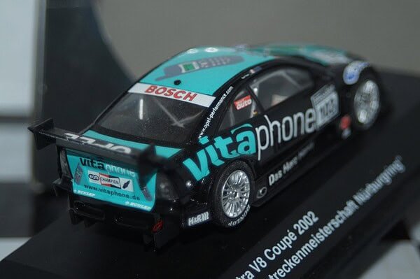 Schuco opel astra v8 coupe 2002 nurburgring test car 1:43 ref 04883