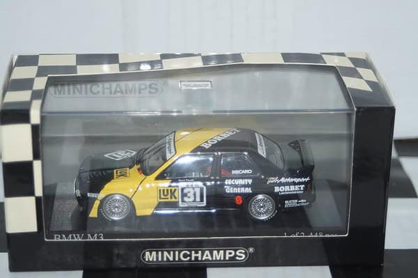 Minichamps bmw m3 gtr "street" london toy fair 2005 1:43 ltd 1of 92