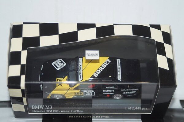Minichamps bmw m3 gtr "street" london toy fair 2005 1:43 ltd 1of 92