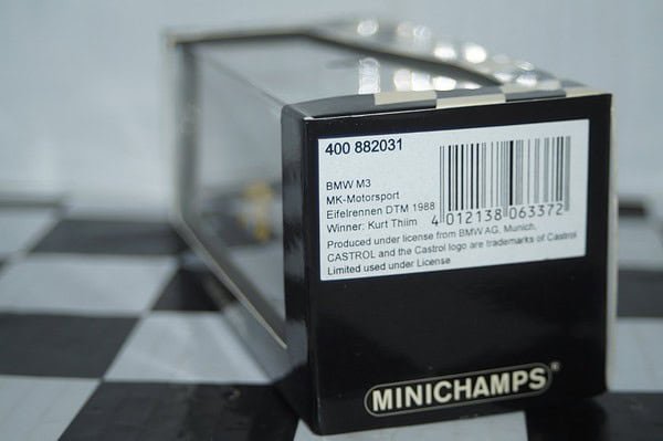 Minichamps bmw m3 gtr "street" london toy fair 2005 1:43 ltd 1of 92