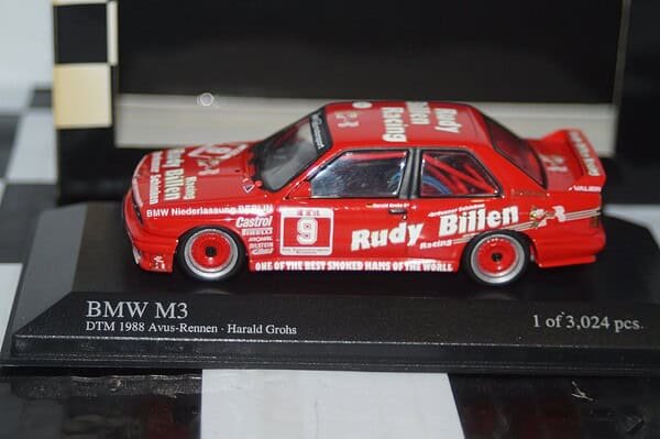 Minichamps bmw 3.5 csl norisring drm 1975 h.stuck 1:43 430 752930