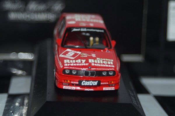 Minichamps bmw 3.5 csl norisring drm 1975 h.stuck 1:43 430 752930