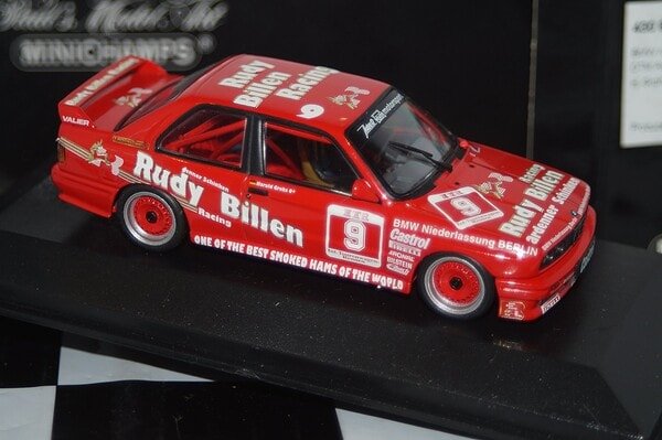 Minichamps bmw 3.5 csl norisring drm 1975 h.stuck 1:43 430 752930