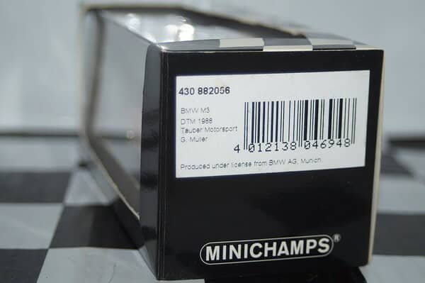 Minichamps bmw m3 dtm 1998 g.muller 1:43 430 882056