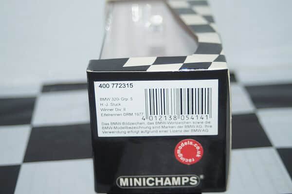 Minichamps bmw 320i etcc double winner j.muller 2003 1:43  400 032442