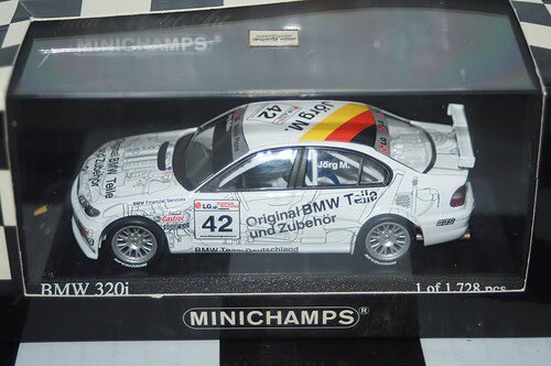 Minichamps bmw 320i etcc double winner j.muller 2003 1:43  400 032442