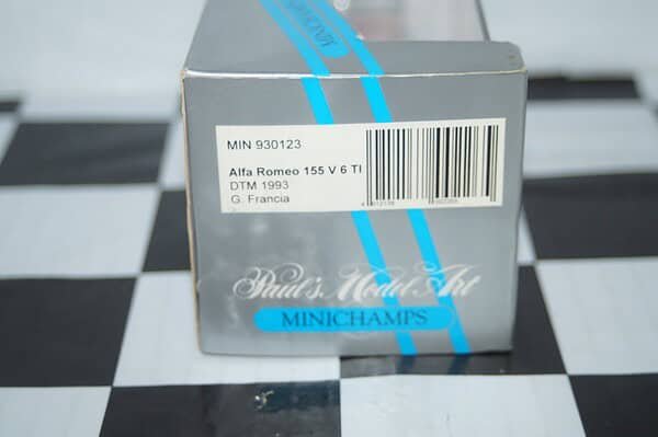 Minichamps alfa romeo 155 v6 ti dtm 1993 francia 1:43 min 930123