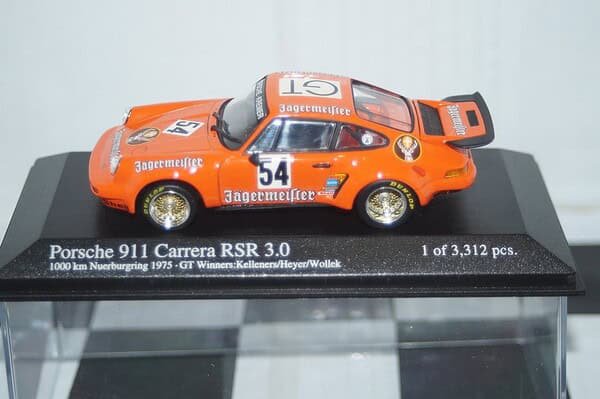 Minichamps porsche carrera rsr adac 1000km 1975 ref 430 756954 1:43