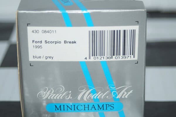 Minichamps ford scorpio estate 1995 blue / grey 430 084011 1:43