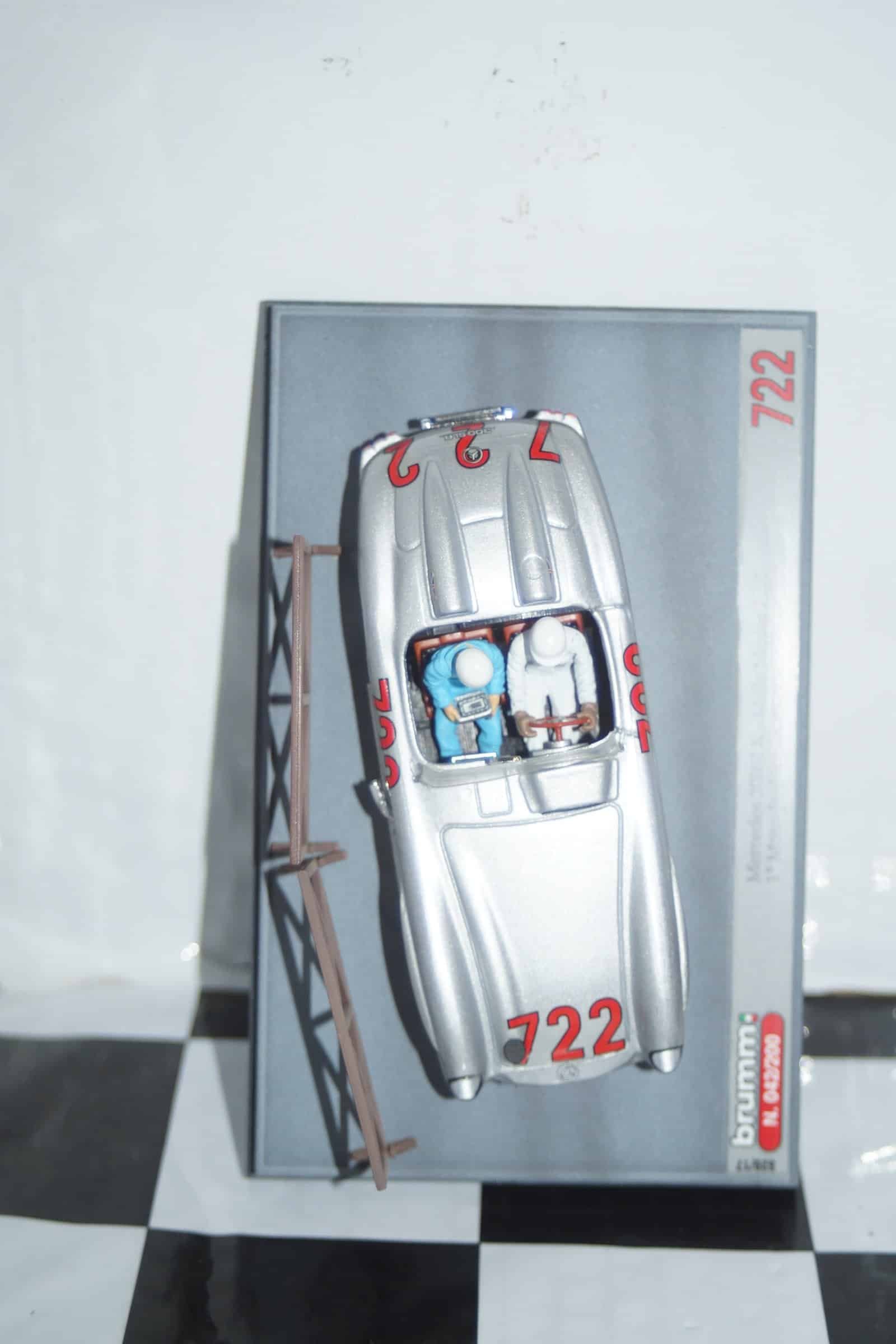 Brumm mercedes 300 slr moss-jenkinson mille miglia 1:43 s20/17