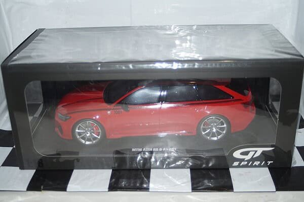 Gt spirit audi rs6 mtm estate in red 1:18 resin gt432