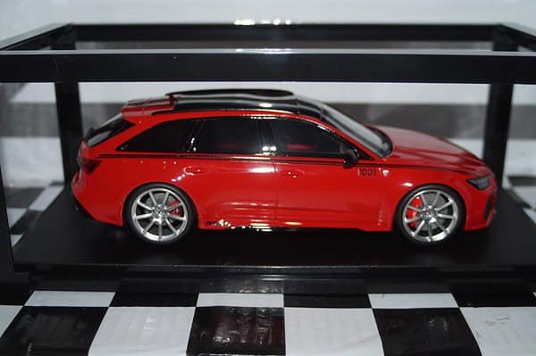 Gt spirit audi rs6 mtm estate in red 1:18 resin gt432