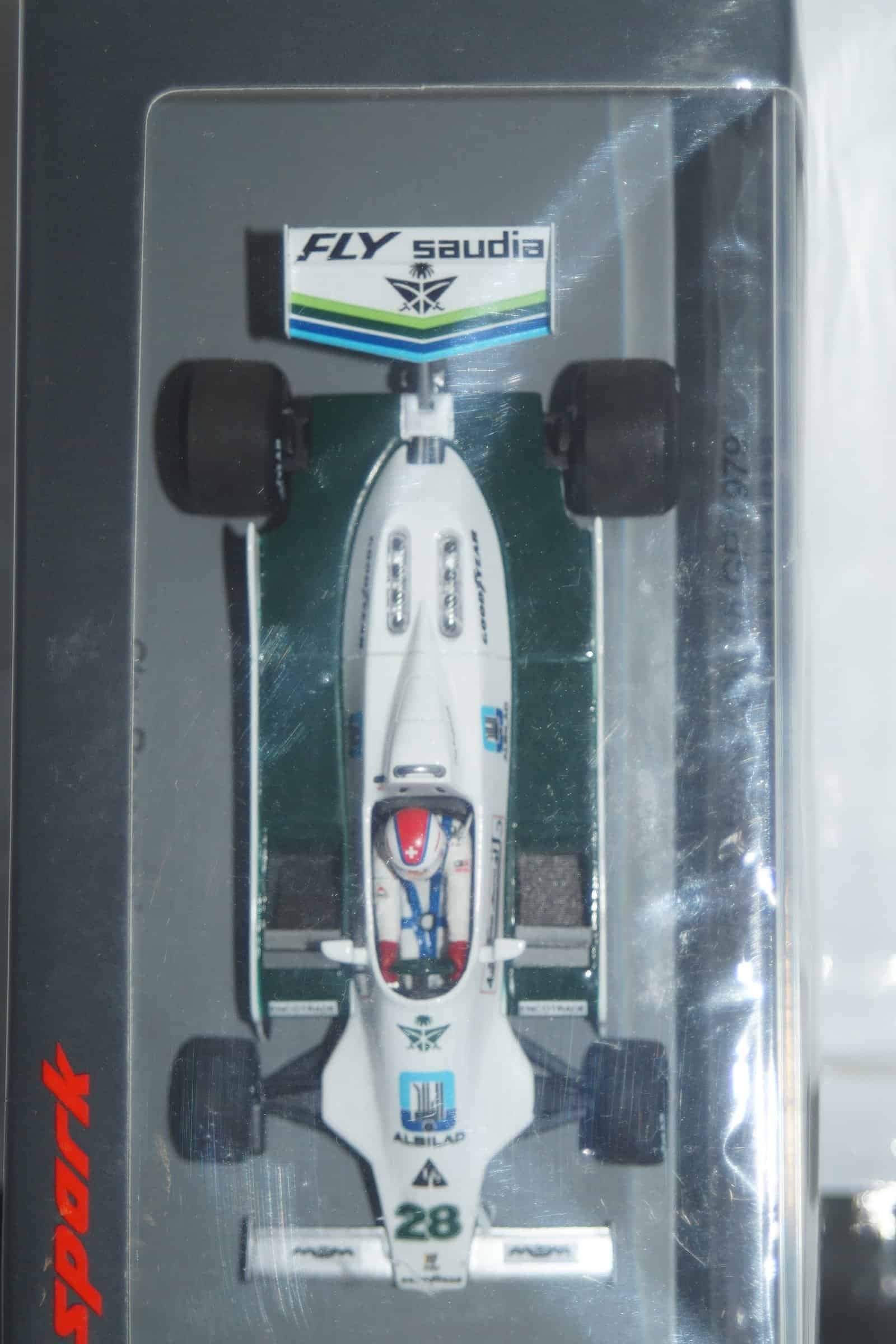 Spark williams fw07 winner british gp 1979 #28 1:43 resin s6990