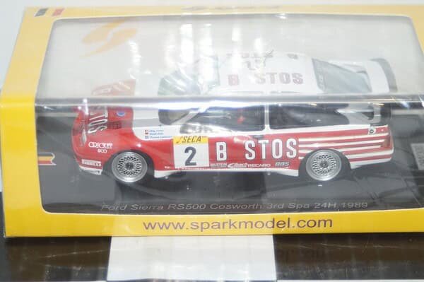 Spark ford sierra rs 500 cosworth 3rd 24h spa 1989 #2 1:43 sb241