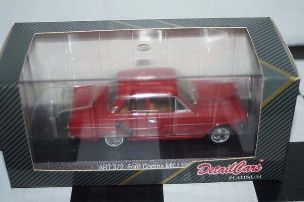 Detail cars ford cortina mk1 1963 coupe blue 1:43 art371