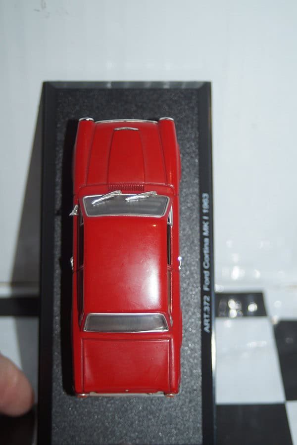 Detail cars ford cortina mk1 1963 coupe red 1:43 art372