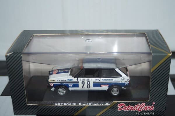 Detail cars ford fiesta rally #28 1:43 art504