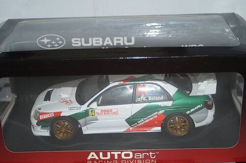 Autoart subaru impreza code 3 driven by boland #64  1:18 diecast