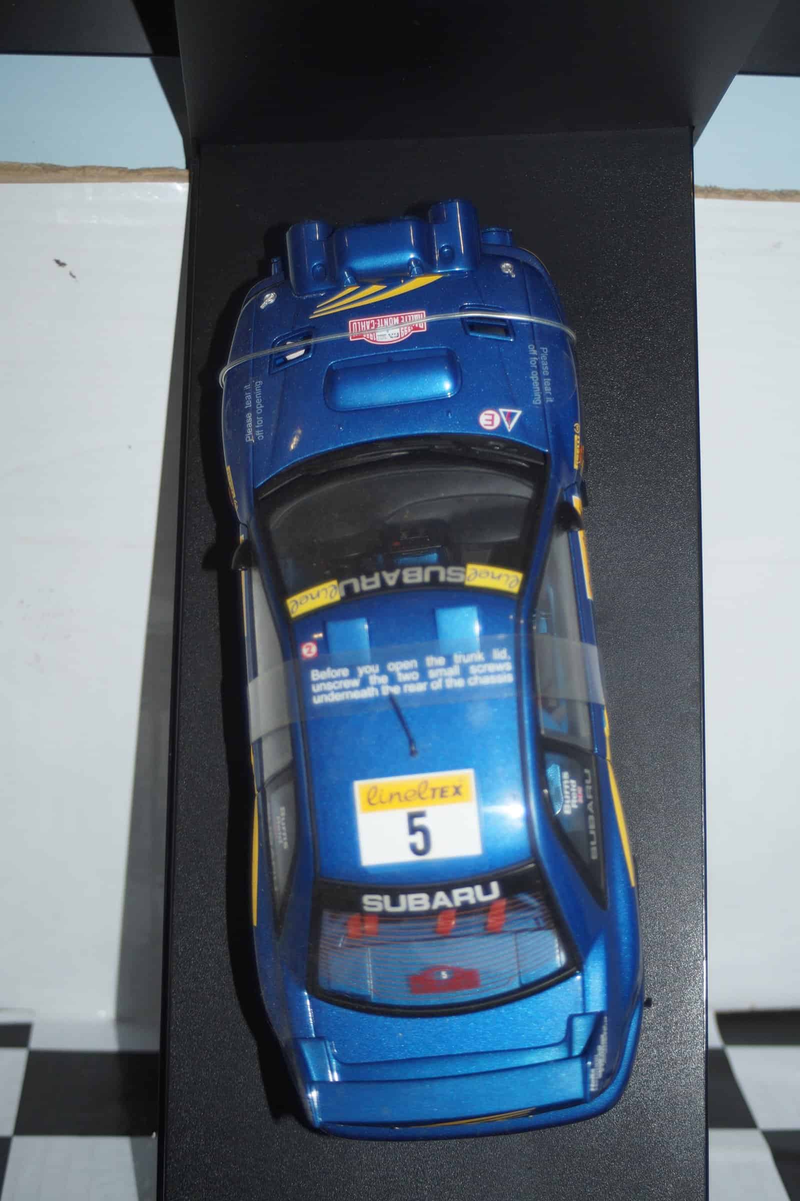AutoArt Subaru Impreza WRC #5  Monte Carlo Night Rally 1999 Burns Diecast 89994 - Image 4