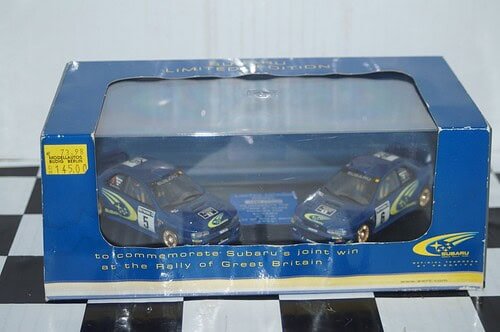 Trofeu Subaru Impreza GB 1st & 2nd 1999 Twin Car Set #5 & #6 Burns/Kankunen 1:43