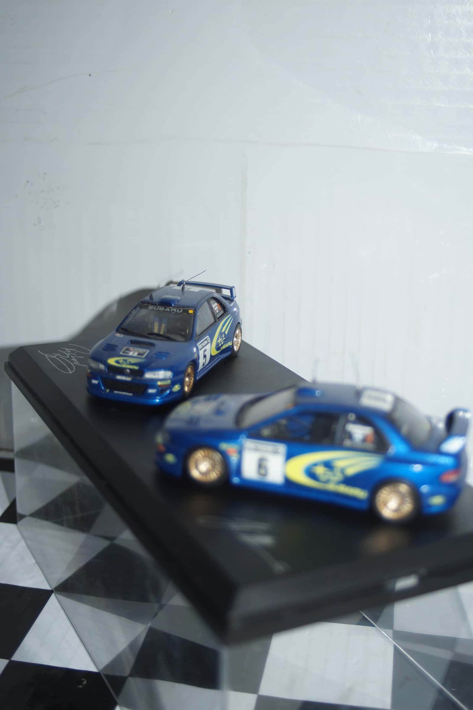 Trofeu Subaru Impreza GB 1st & 2nd 1999 Twin Car Set #5 & #6 Burns/Kankunen 1:43 - Image 5