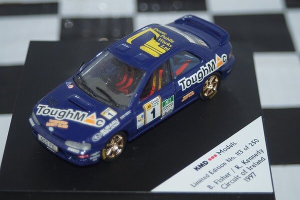 TROFEU Subaru Impreza Circuit of Ireland 1997 #1 B.Fisher CODE 3 1/43