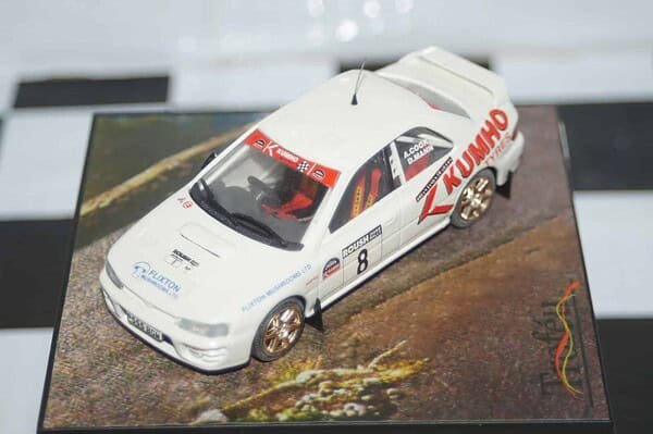 TROFEU Subaru WRX 1st Roush Manx Rally #8 D.Mann CODE 3 PJ05 in 1/43