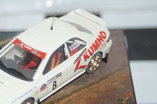 TROFEU Subaru WRX 1st Roush Manx Rally #8 D.Mann CODE 3 PJ05 in 1/43 - Image 5