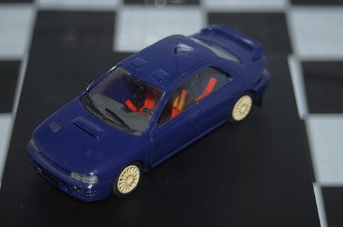 TROFEU Subaru Impreza Code 2 "BETA" MIN 02 Blue Roadcar in 1/43