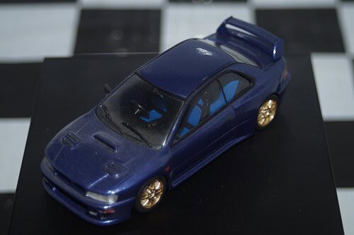TROFEU Subaru Impreza WRC Roadcar Metallic Blue 1101b in 1/43