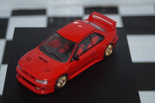 TROFEU Subaru Impreza WRC Roadcar Red 1101r in 1/43