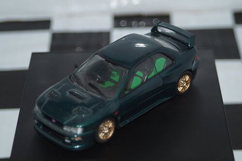 TROFEU Subaru Impreza WRC Roadcar Metallic Green 1101g in 1/43