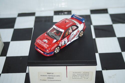 TROFEU Subaru Impreza WRC Code 3 CRACK #4 P.Lietaer ref REP 07 1/43