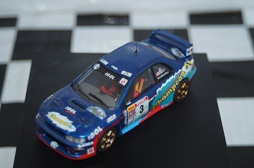 TROFEU Subaru Impreza WRC Code 3 "Michelin" De Chong #3 ref REP 05 in 1/43