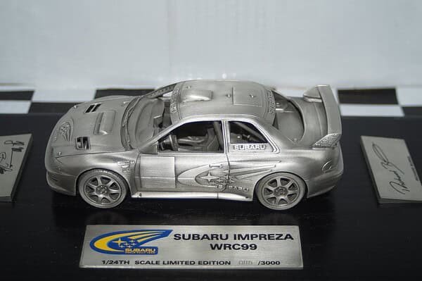 Prodrive /Trofeu Subaru Impreza WRC 99 PEWTER Burns/Kankunen/Thiry 1:24th ltd 3000 - Image 5