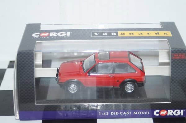 Vanguards Ford Fiesta MK2 XR2 Rosso Red 1/43 Ref  VA14401