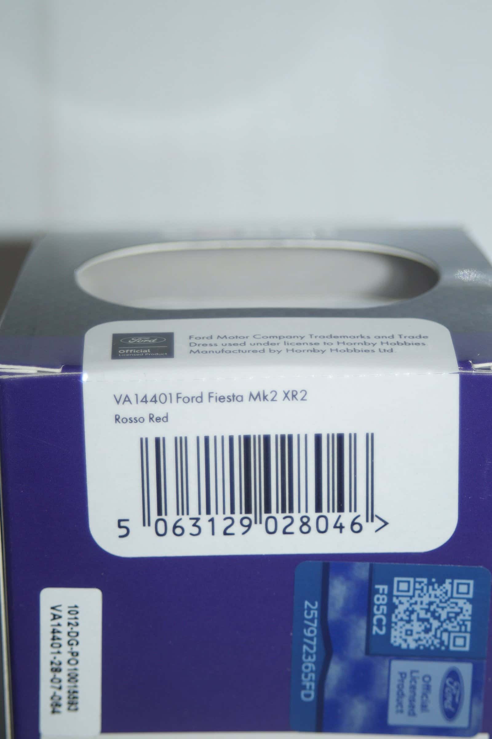 Vanguards Ford Fiesta MK2 XR2 Rosso Red 1/43 Ref  VA14401 - Image 10