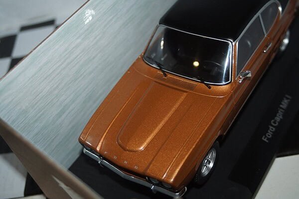 Model Car Group Ford Capri MK1 GXL 1973 in Gold MCG18537 1:18 - Image 5
