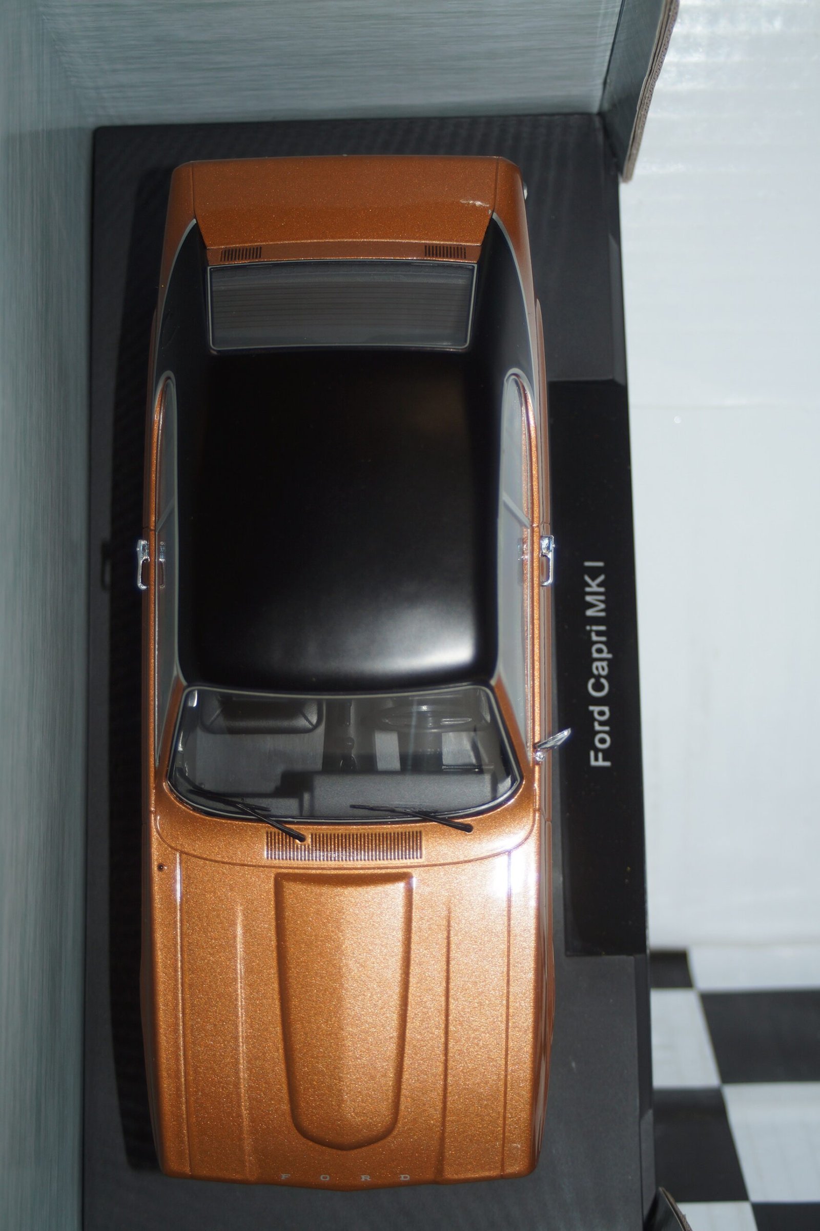 Model Car Group Ford Capri MK1 GXL 1973 in Gold MCG18537 1:18 - Image 3