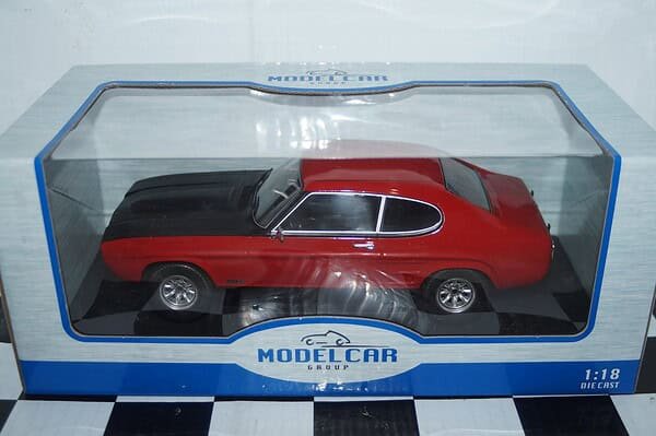 Model Car Group Ford Capri MK1 RS 2600 1970 in Red MCG18538