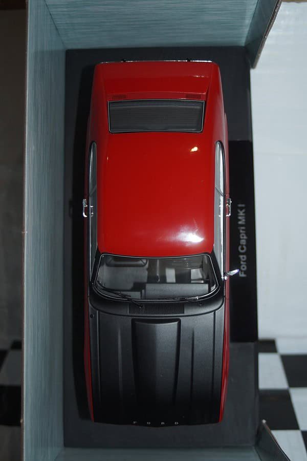 Model Car Group Ford Capri MK1 RS 2600 1970 in Red MCG18538 - Image 3