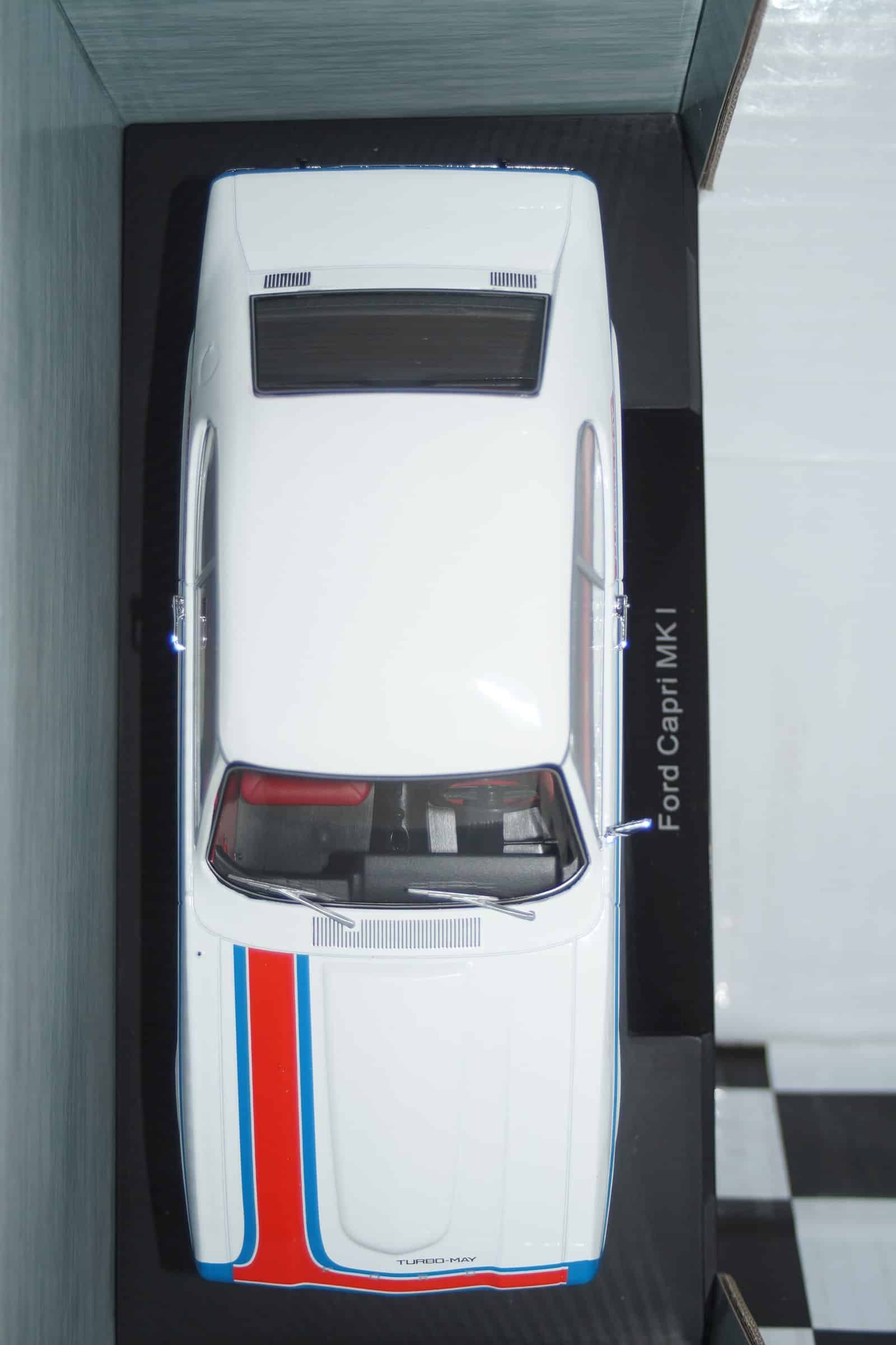 Model Car Group Ford Capri MK1 GT Turbo - May  White MCG18539 - Image 3
