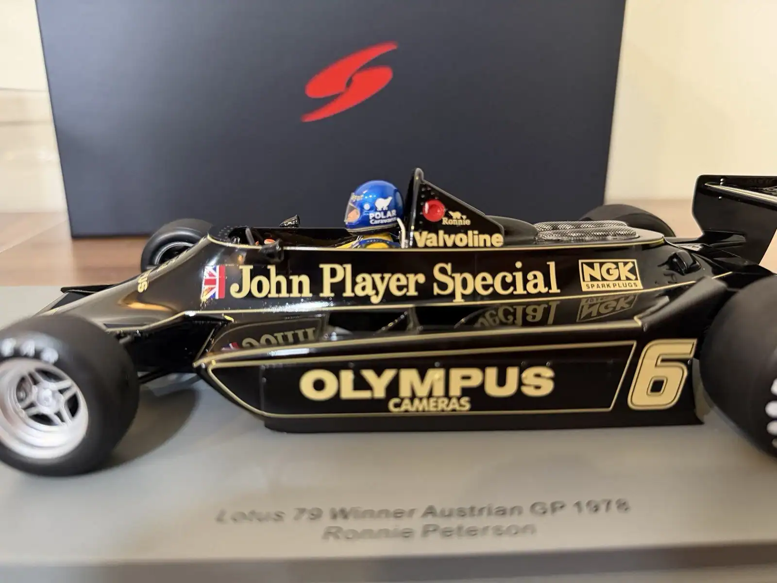 Spark lotus 79 winner austrian gp 1978 1:18 scale resin 18s367