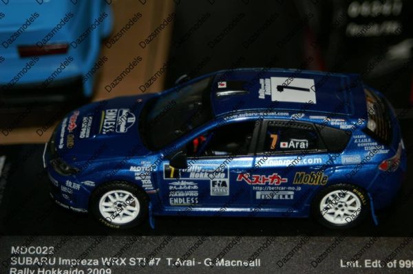 IxoCodeModelCar.comSubaruImprezaSTIRallyHokkaidoAraiMDC