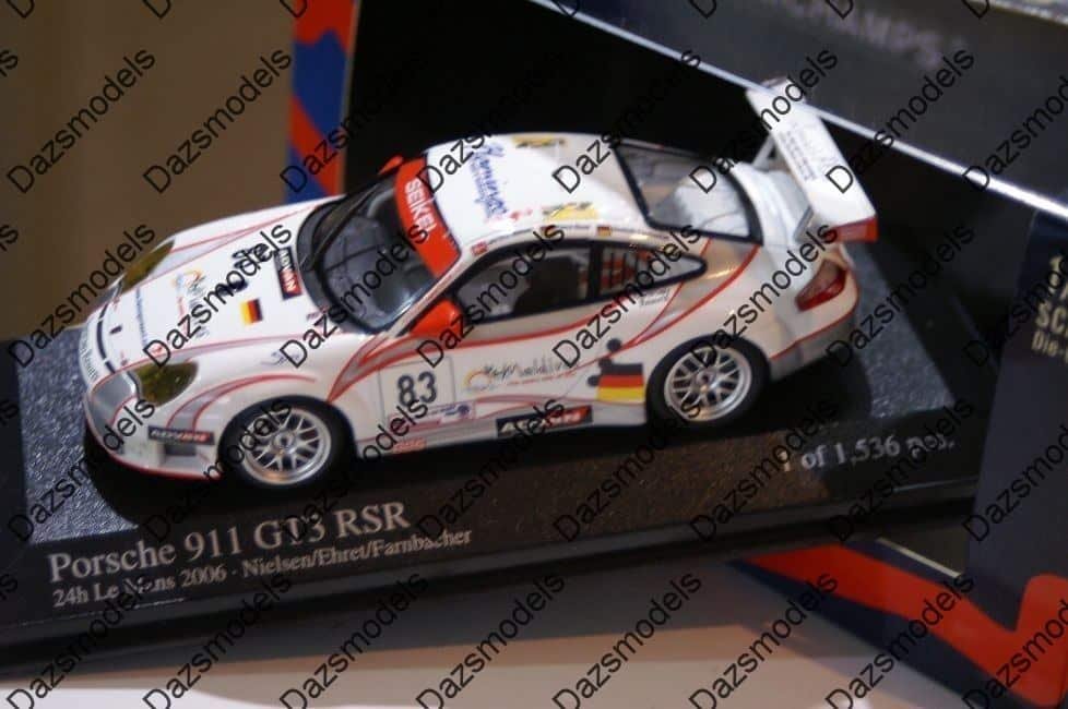 Minichamps porsche 911 gt3 rsr 24h le mans 2006 400 066483