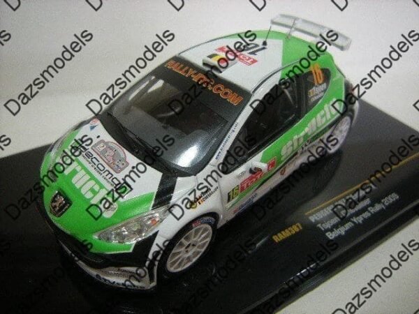 Ixo peugeot 207 belgium 2009 - 1/43 ram 387
