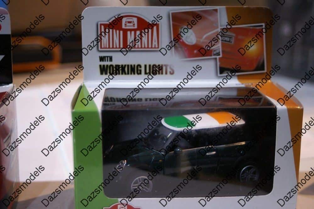 Corgi bmw mini cooper s cc86525 irish tricolour flag  1:36 scale